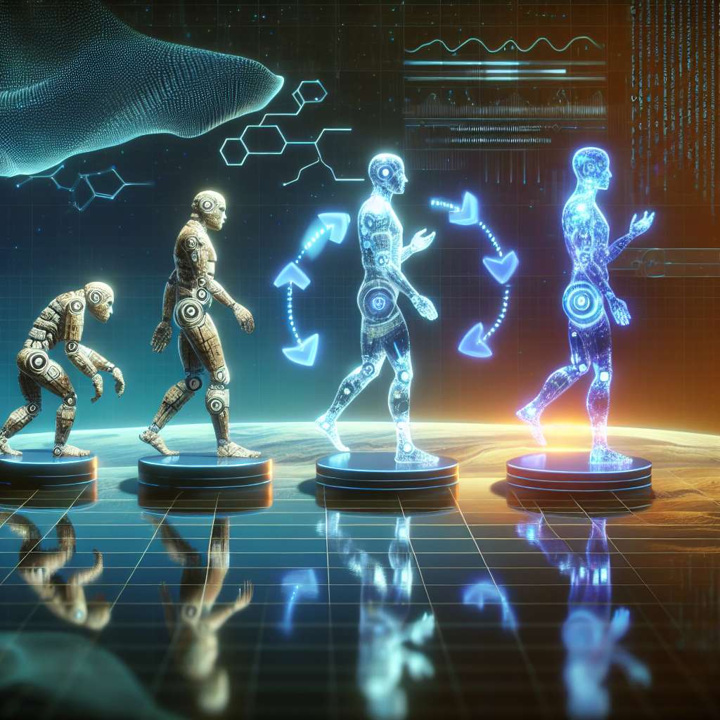 Bir AI karakterin dilinin evrimi